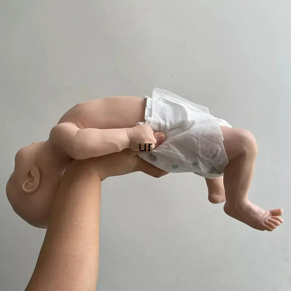 Image of Reborn Baby Dolls 17 Inch Strechable Super Soft Marshmallow Platinum
