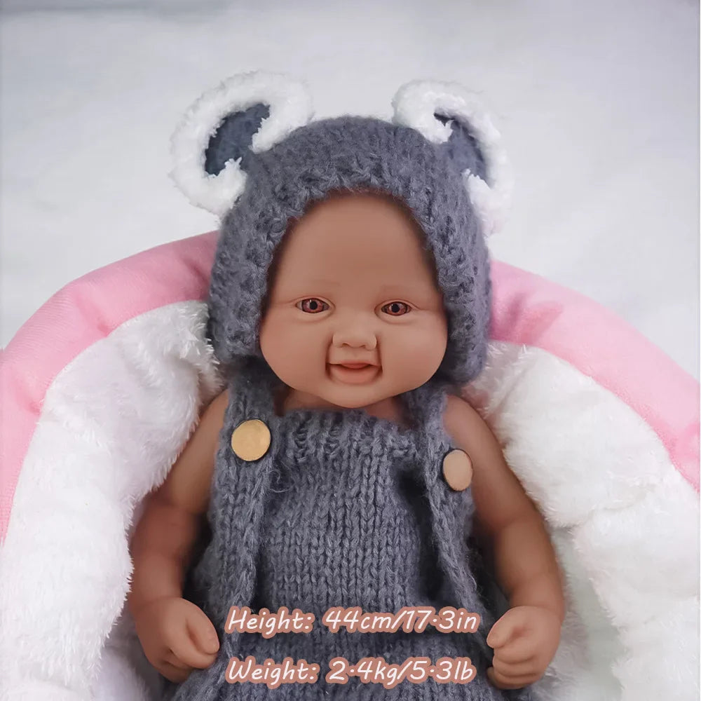 Image of Reborn Baby Dolls 17.3-Inch Stunning Smile With Open Eyes! Medical