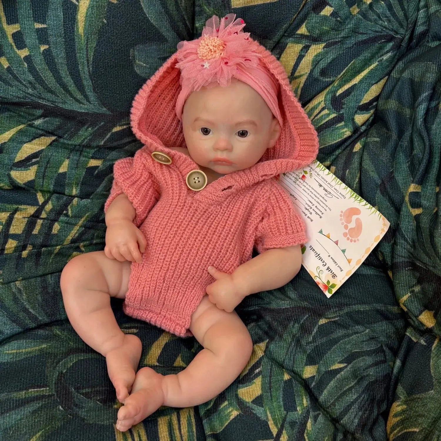 Image of Reborn Baby Dolls 18Inch Open Mouth Meadow Bebe Girl Reborn Baby Doll