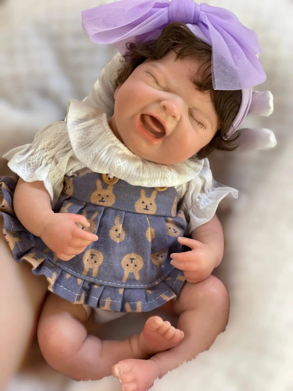 Image of Reborn Baby Dolls 33Cm Cry Baby Maria Reborn Dolls Silicone Girl