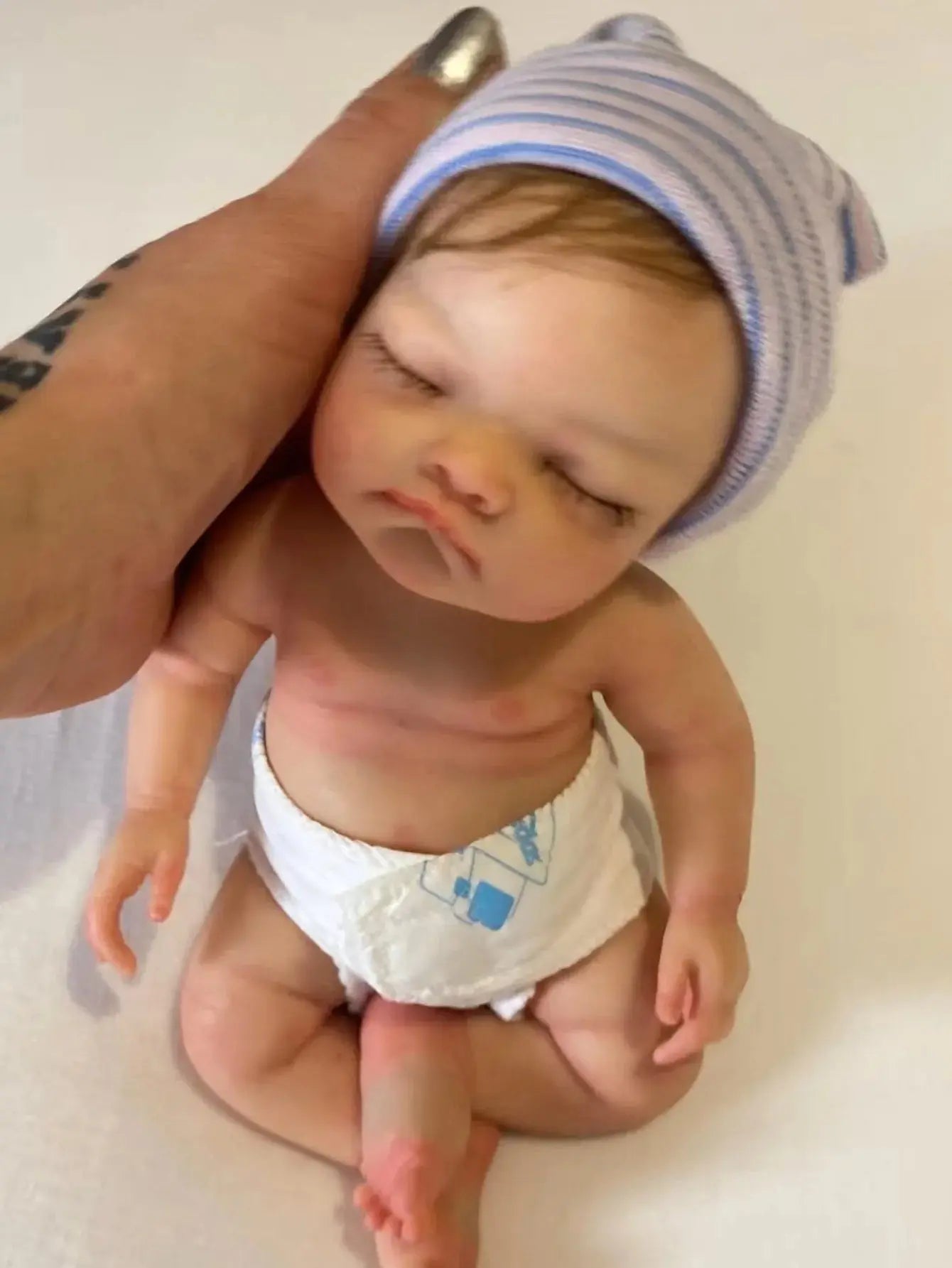 Image of Reborn Baby Dolls 10 Inch 25.4 Cm Soft Silicone Bebe Reborn Girl
