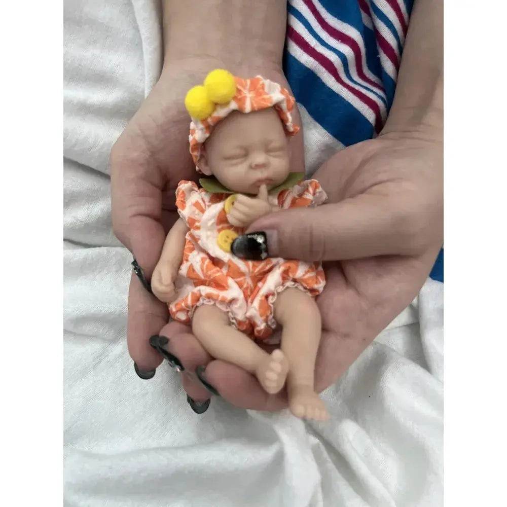 Image of Reborn Baby Dolls 6 Inch Reborn Baby Doll Realistic Miniature