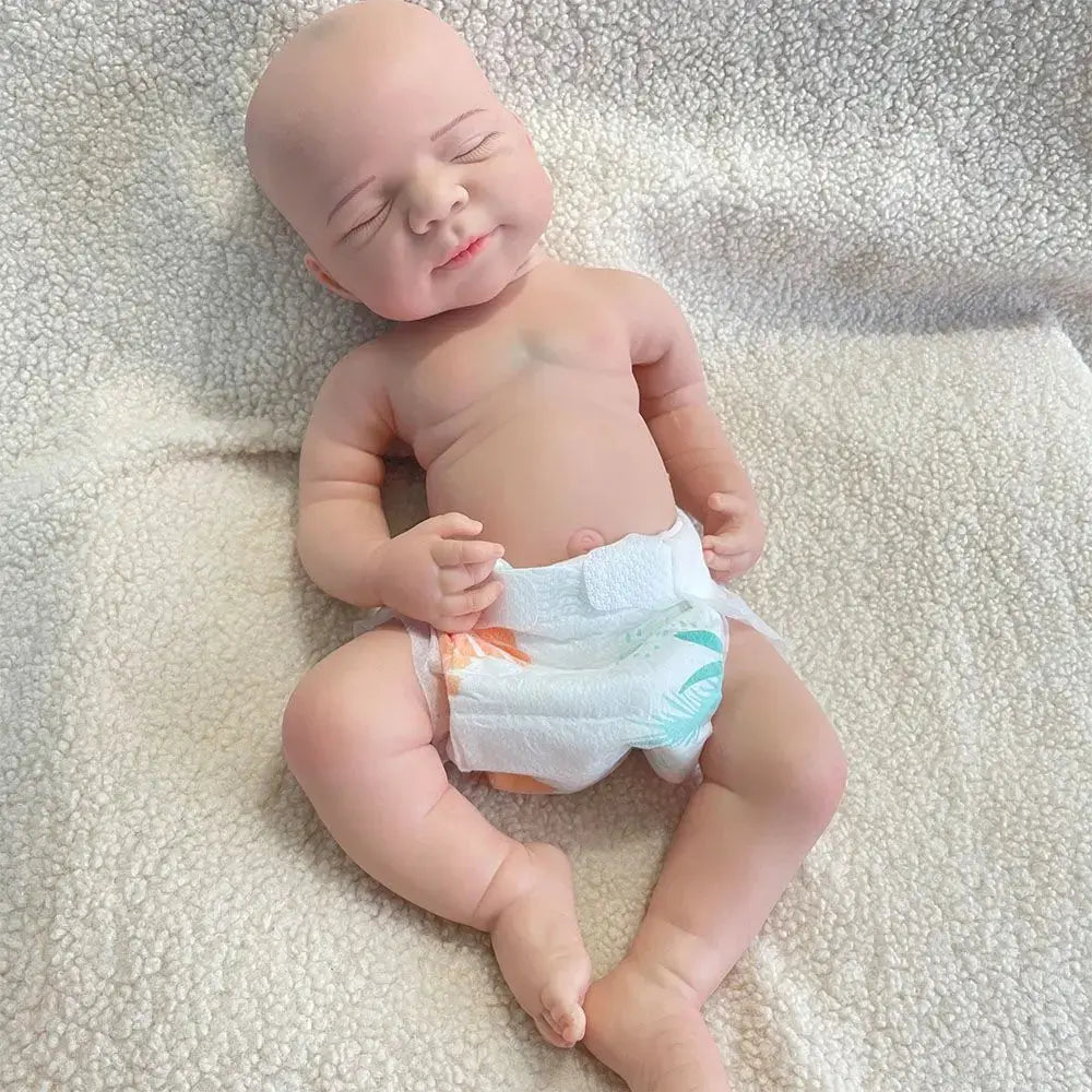 Image of Reborn Baby Dolls 18.5" Painted Visible Veins Whole Body Silicone