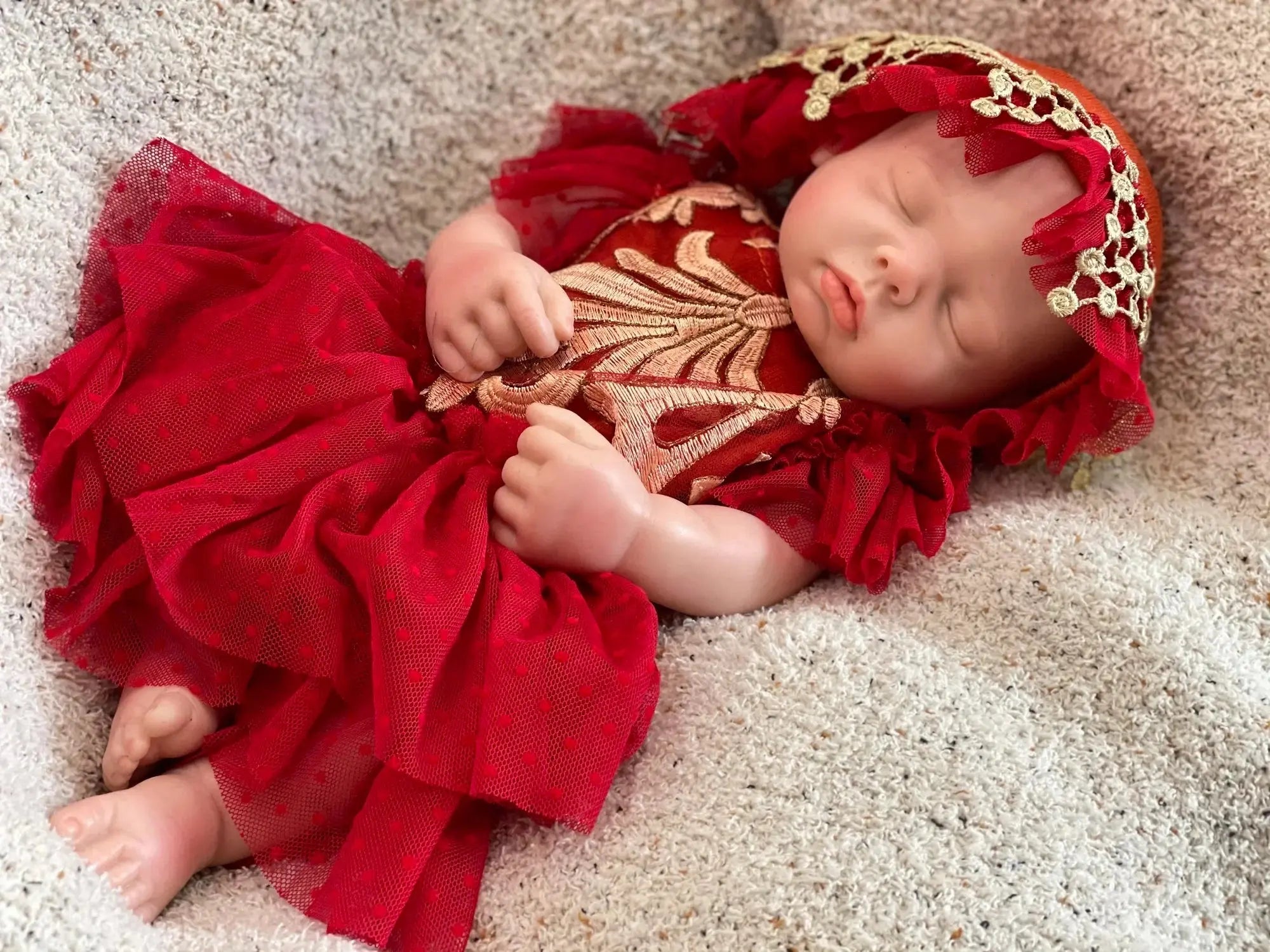Image of Reborn Baby Dolls 3 Styles/45Cm Close Eyes Bebe Reborn Girl Soft