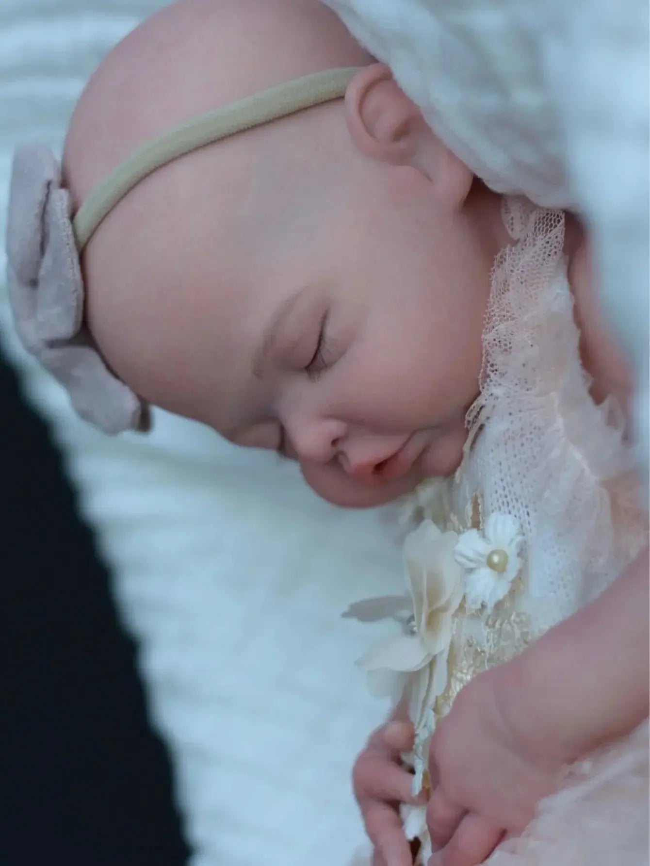 Image of Reborn Baby Dolls 18 Inch Lifelike Bebe Newborn Silicone Girl