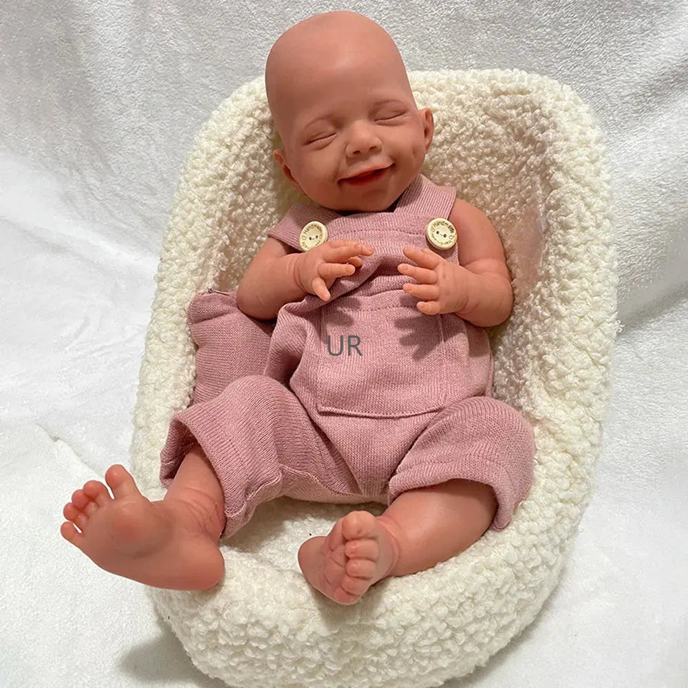 Image of Reborn Baby Dolls 18Inch Baby Girl Full Body Soft Silicone Reborn