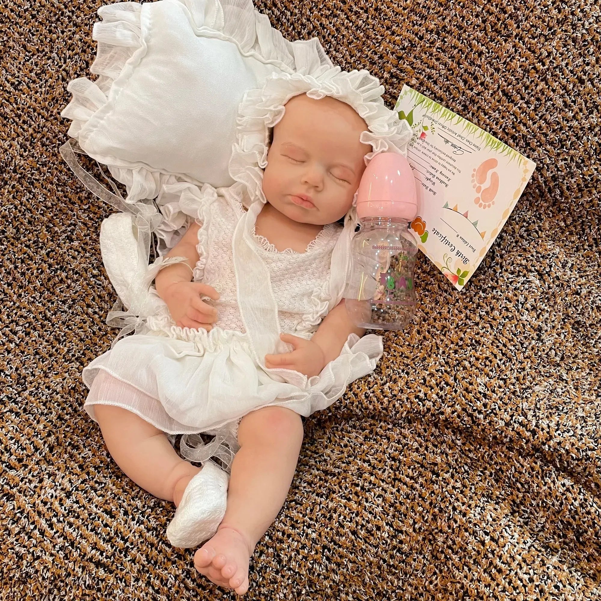 Image of Reborn Baby Dolls 45Cm Boy/Girl Loulou All Silicone Reborn Doll