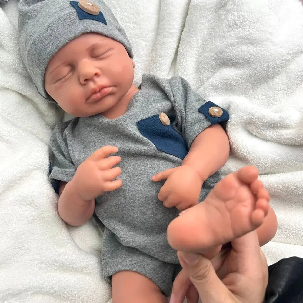 Image of Reborn Baby Dolls Healing Silicone Reborn Baby Girl&Boy 20Inch Cuddly
