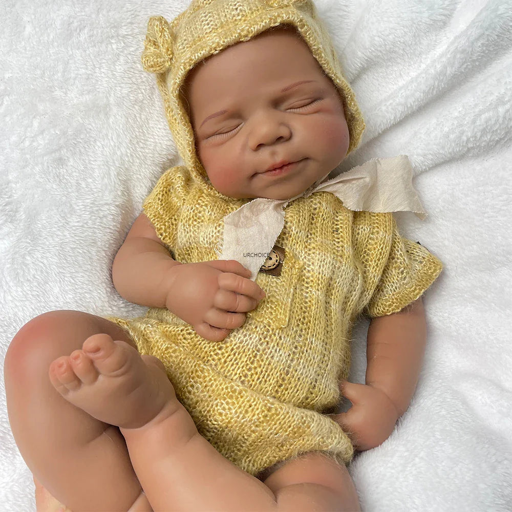 Image of Reborn Baby Dolls 19Inch Lifelike Silicone Reborn Baby Girl & Boy