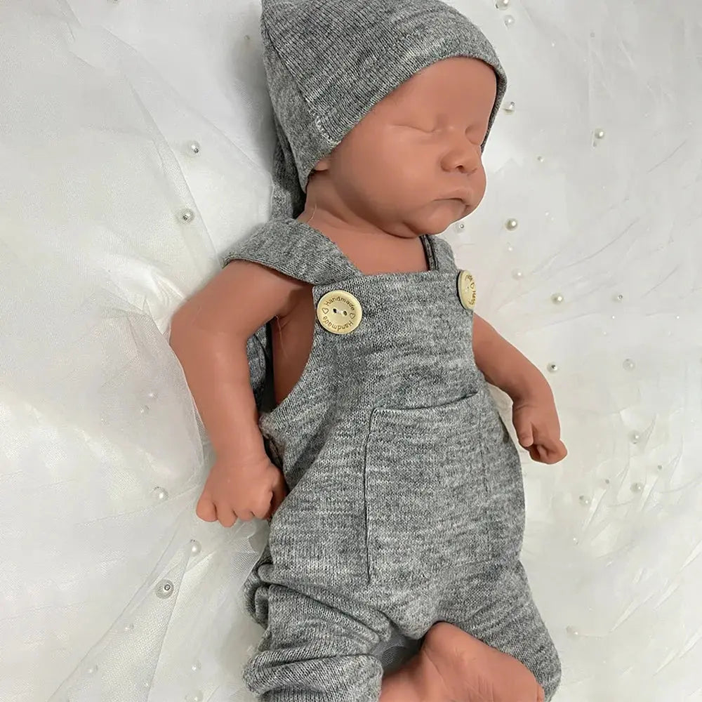 Image of Reborn Baby Dolls 17Inch Realistic Details & Handmade Soft Baby Boy