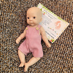 Image of Reborn Baby Dolls 25Cm Unpainted Silicone Girls Whole Body Soft Solid