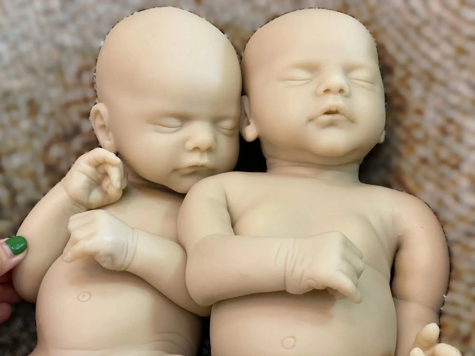 Image of Reborn Baby Dolls Can Open Mouth 45Cm Twins Sam Reborn Baby Girl And