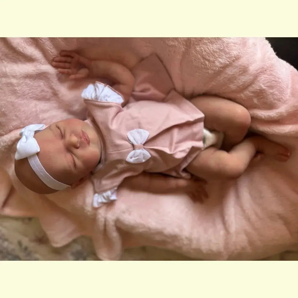 Image of Reborn Baby Dolls 18Inch Washable Laura Solid Silicone Bebe Reborn