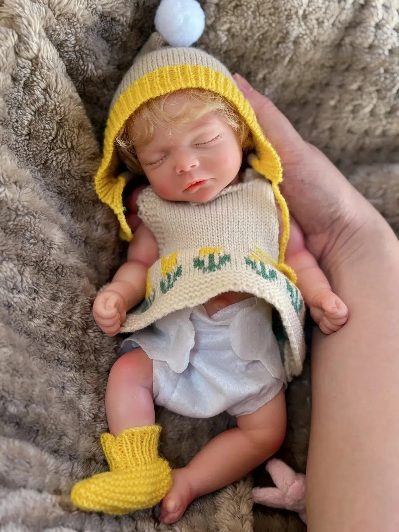 Image of Reborn Baby Dolls 10 Inch 25Cm Sam Silicone Reborn Doll Soft Touch