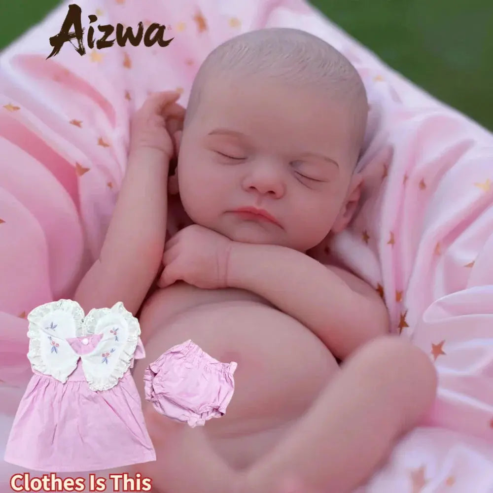 Image of Reborn Baby Dolls 18 Inch Can Open Mouth Silicone Reborn Doll Girl