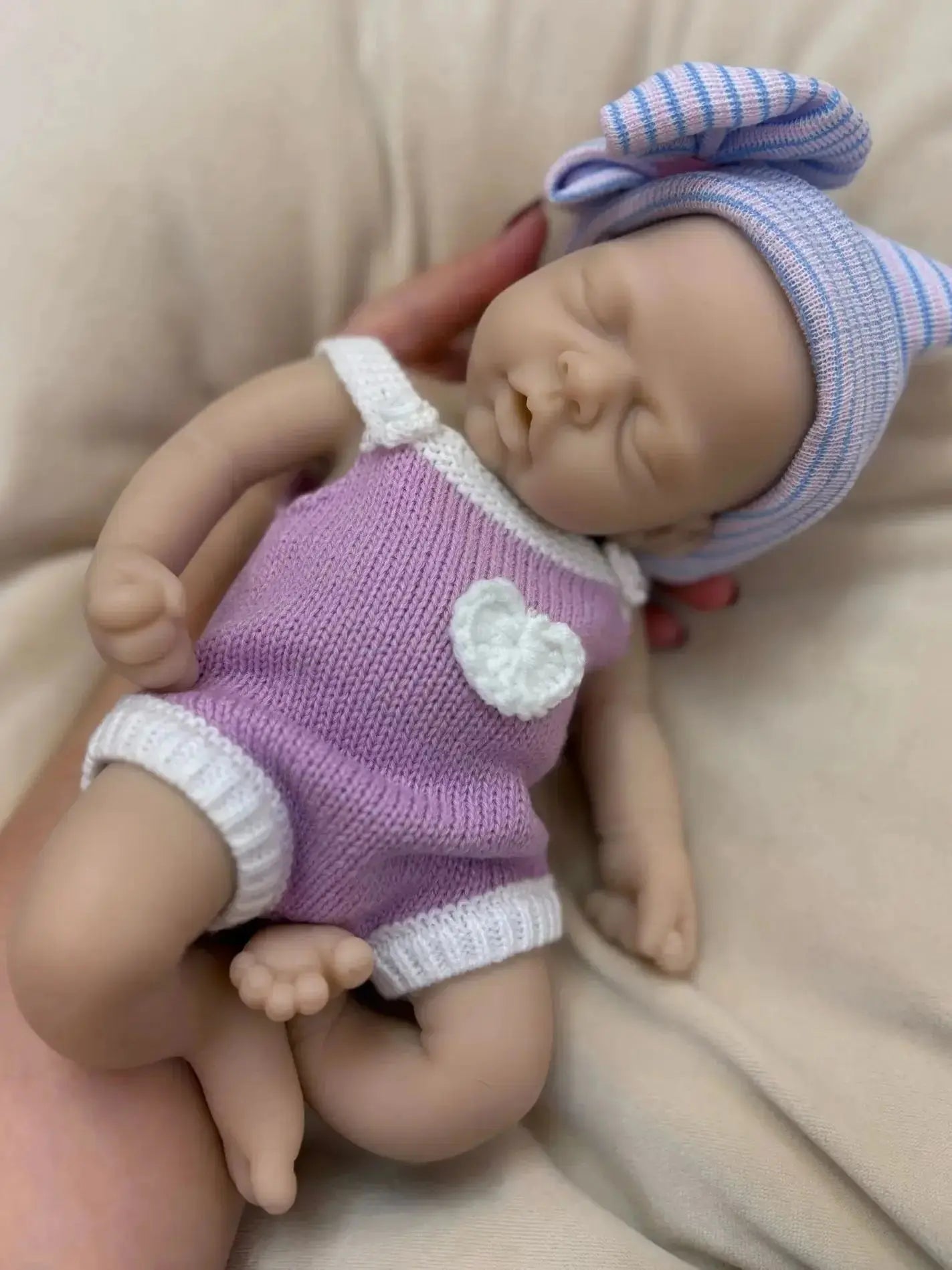 Image of Reborn Baby Dolls Reborn Dolls 33Cm Open Mouth Silicone Girl Full