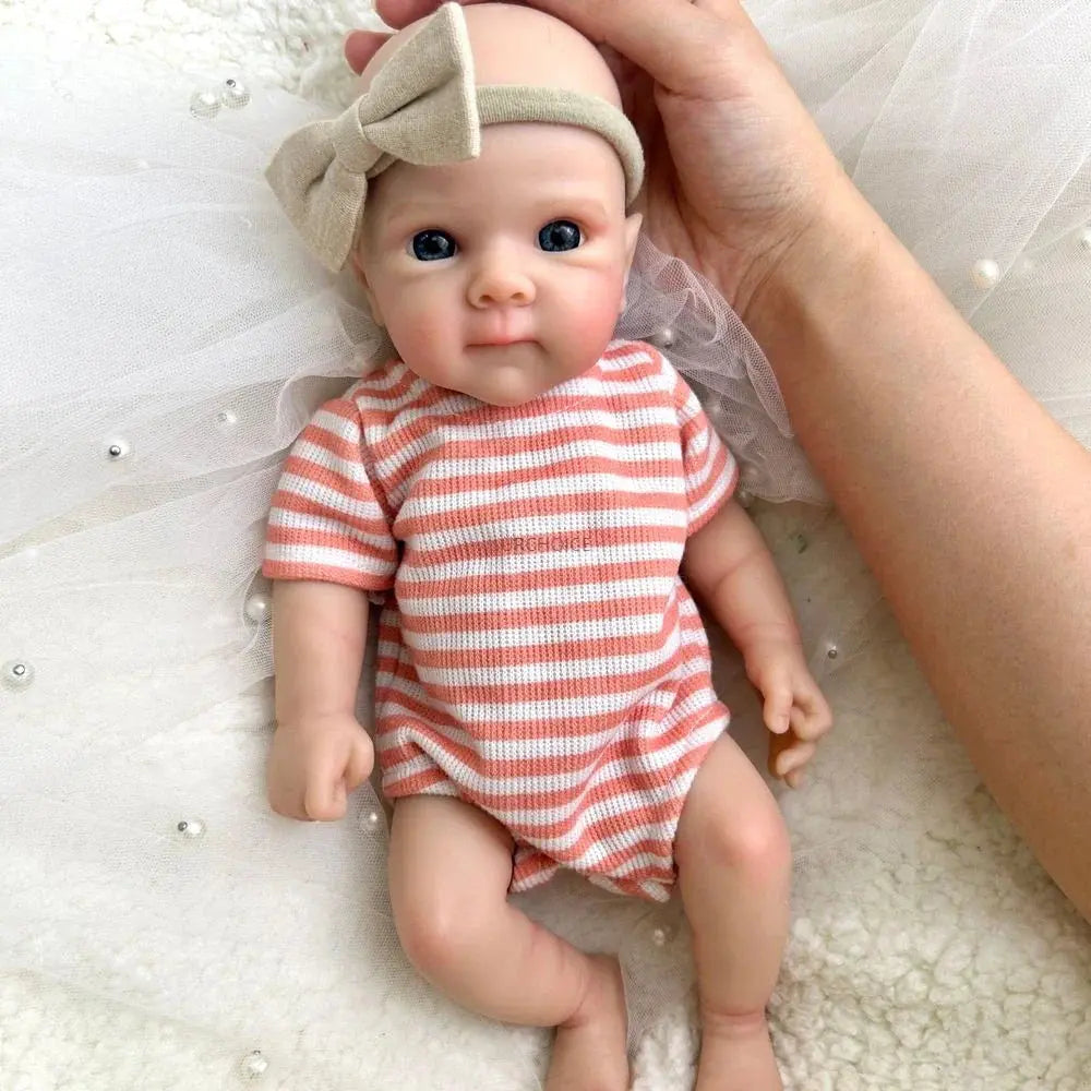 Image of Reborn Baby Dolls 12" Lifelike Silicone Reborn Baby Girl Bettie With
