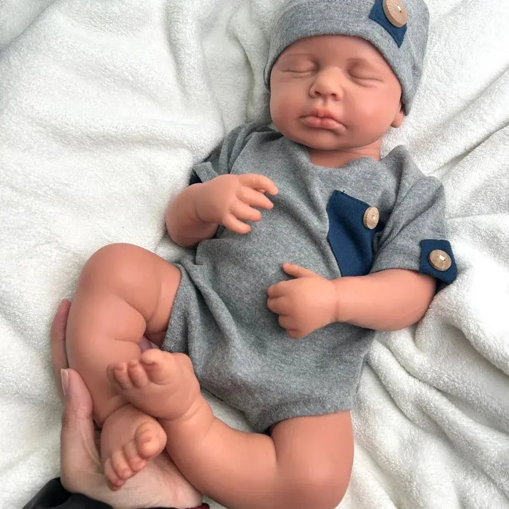 Image of Reborn Baby Dolls Healing Silicone Reborn Baby Girl&Boy 20Inch Cuddly