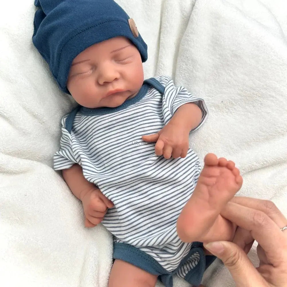 Image of Reborn Baby Dolls 17Inch Realistic Details & Handmade Soft Baby Boy
