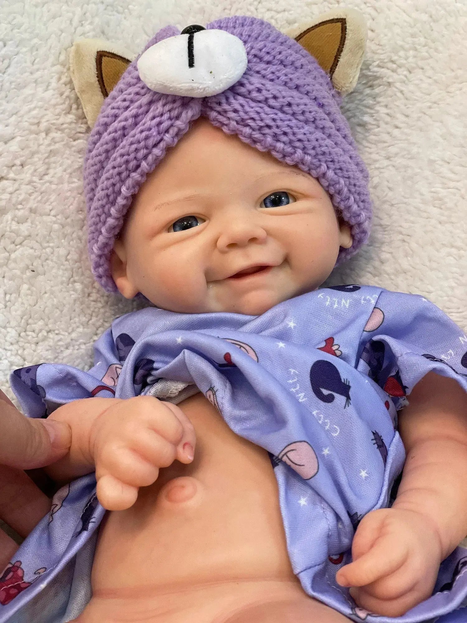 Image of Reborn Baby Dolls 42Cm Full Body Silicon Vivienne Bebe Reborn Girl