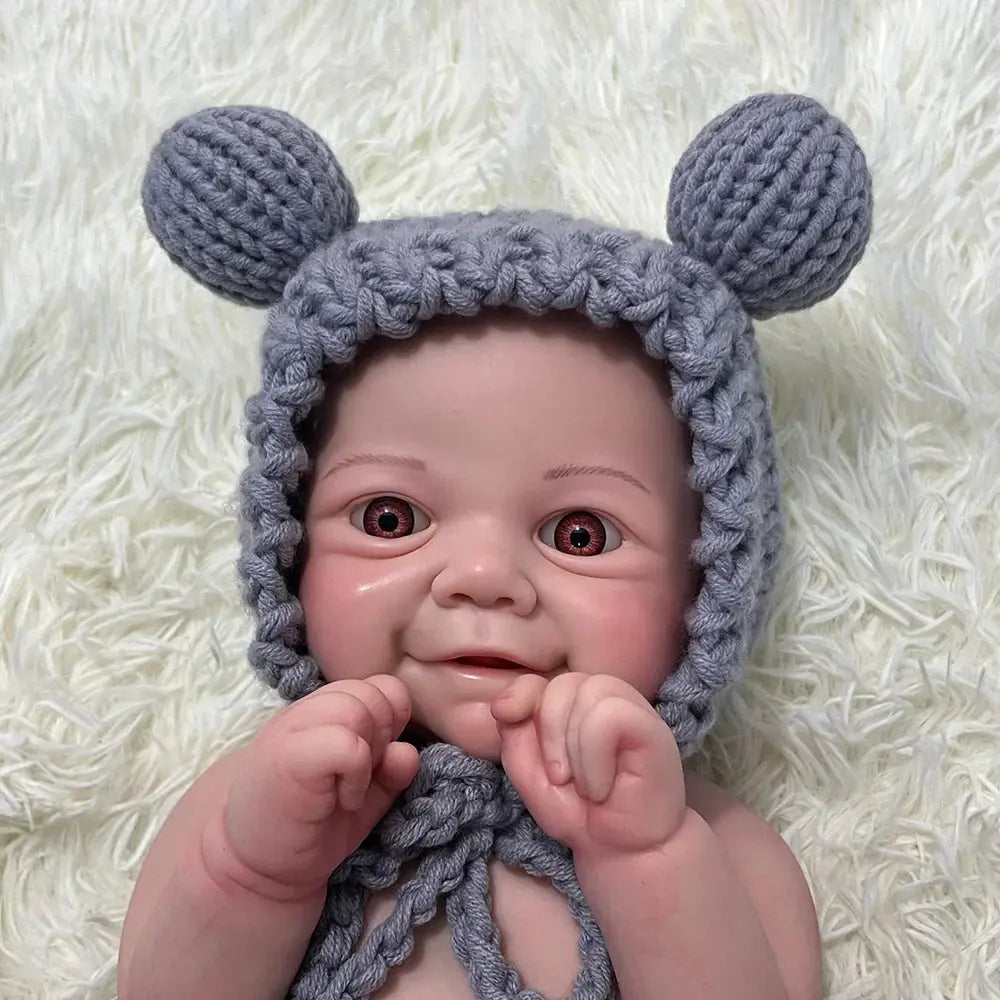 Image of Reborn Baby Dolls Platinum Silicone Soft Lifelike Preemy 43Cm Full