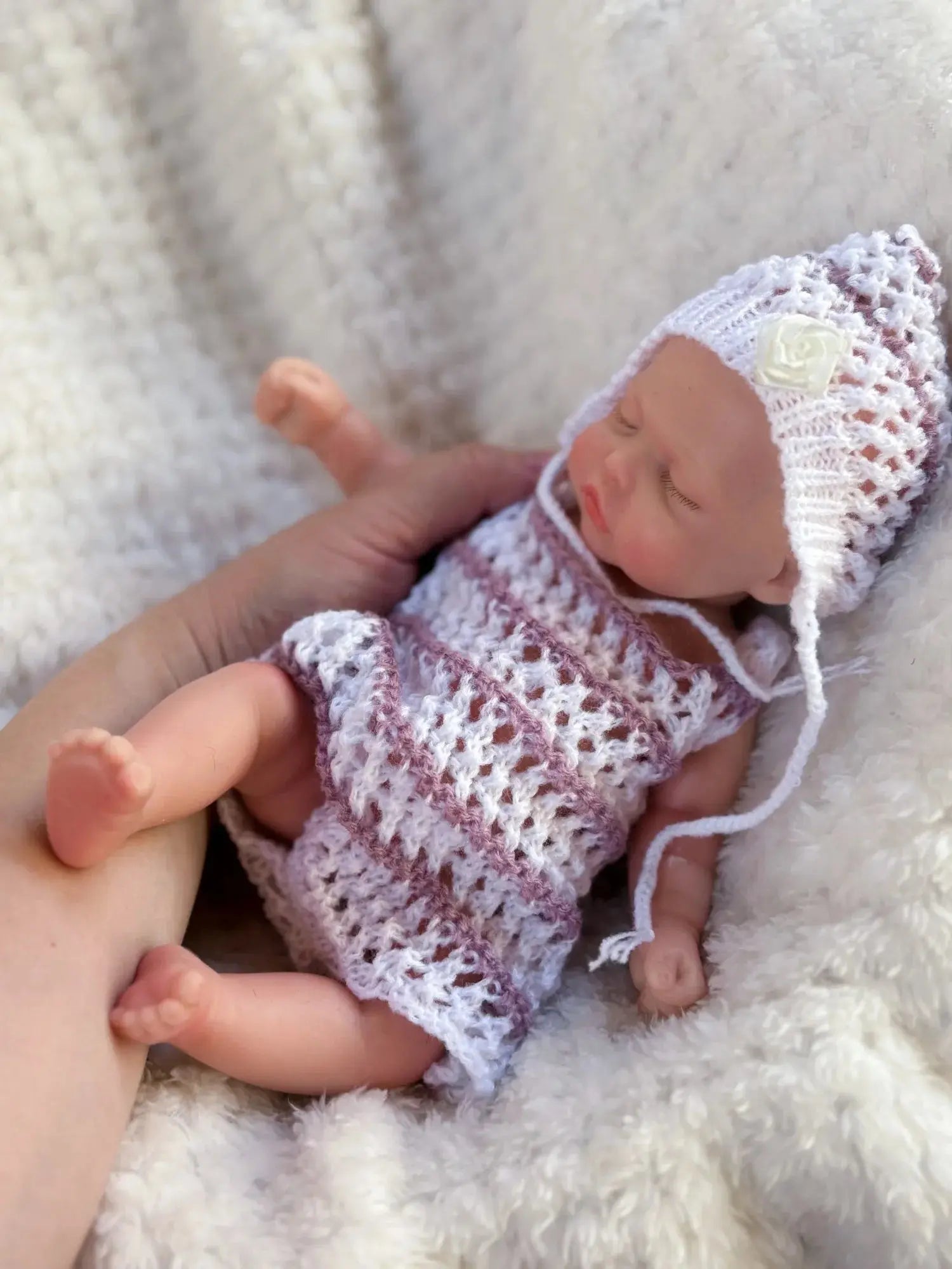Image of Reborn Baby Dolls 10Inch Silicone Girl Reborn Doll Waterproof