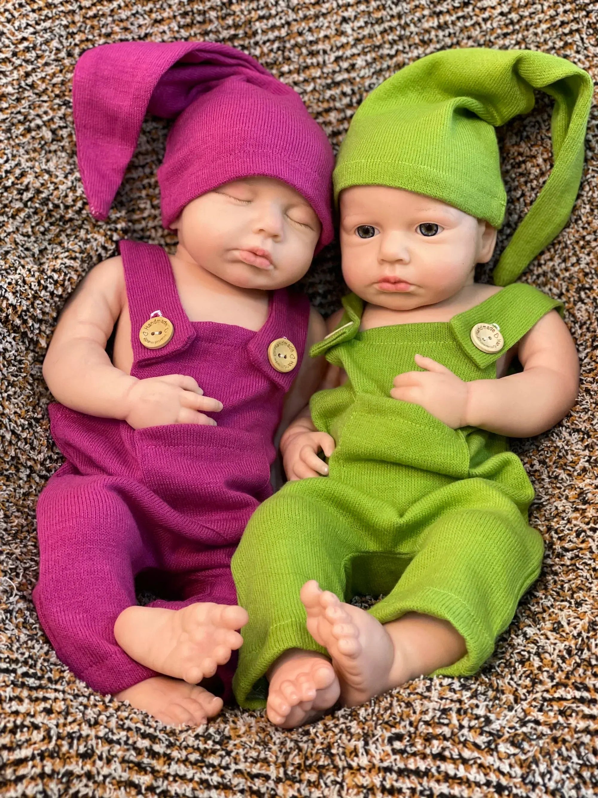 Image of Reborn Baby Dolls 45Cm Boy/Girl Loulou All Silicone Reborn Doll