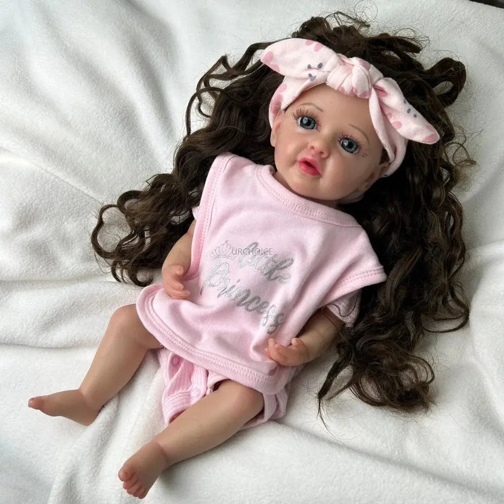 Image of Reborn Baby Dolls 16Inch High-Simulation Silicone Reborn Baby Girl