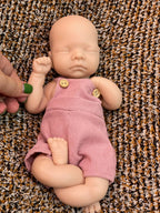 Image of Reborn Baby Dolls 25Cm Unpainted Silicone Girls Whole Body Soft Solid