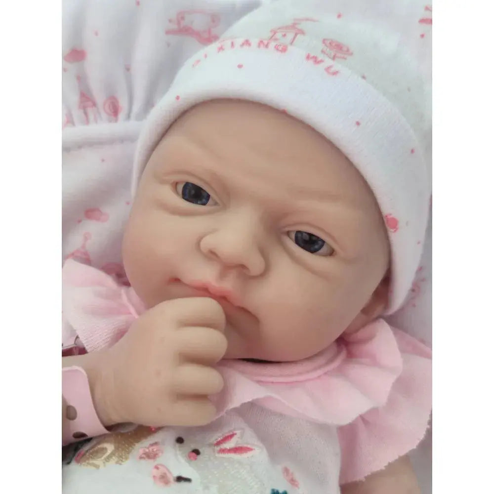 Image of Reborn Baby Dolls 12" Micro Preemie Cute Full Body Soft Silicone Baby