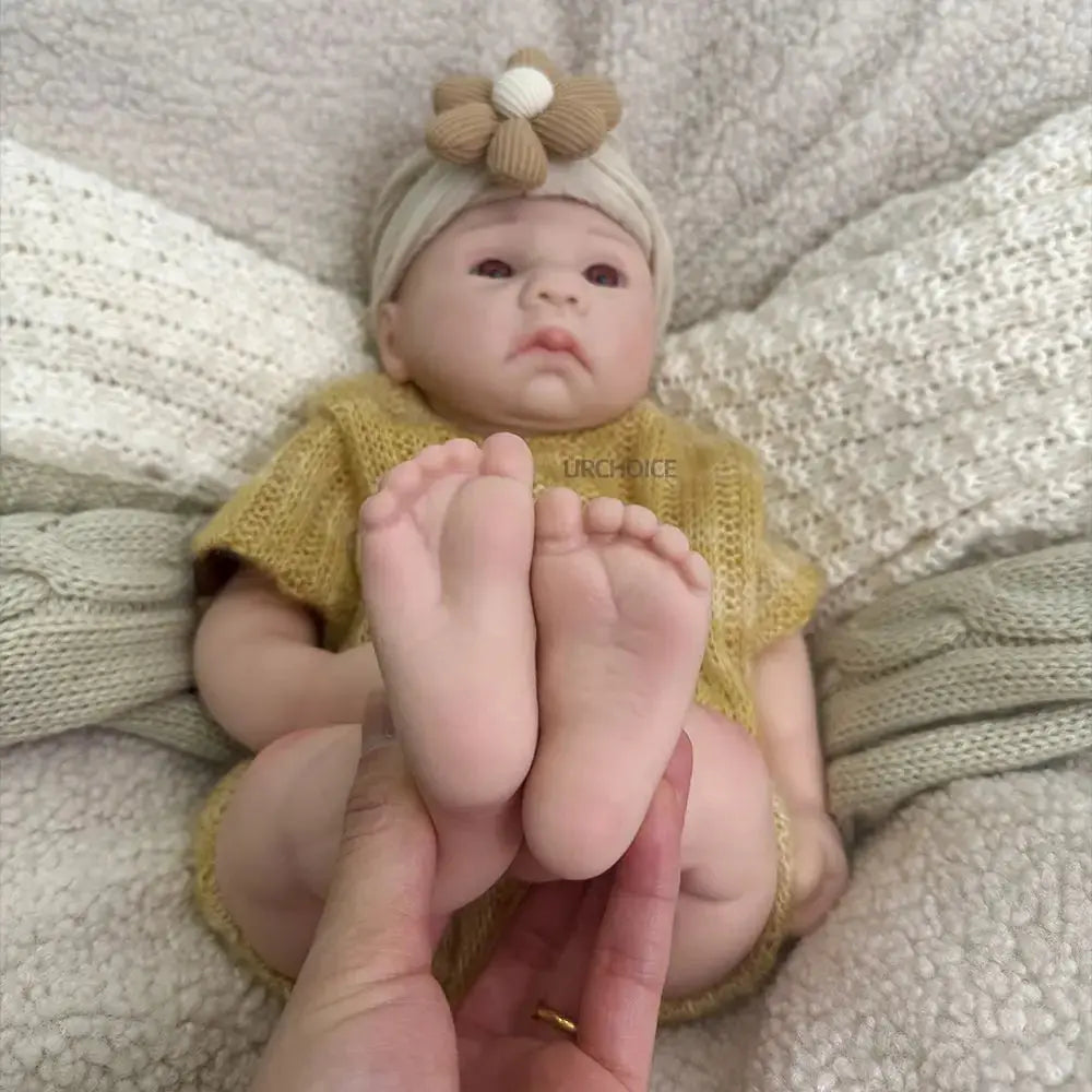 Image of Reborn Baby Dolls Handmade 16Inch Lifelike Silicone Reborn Baby Boy