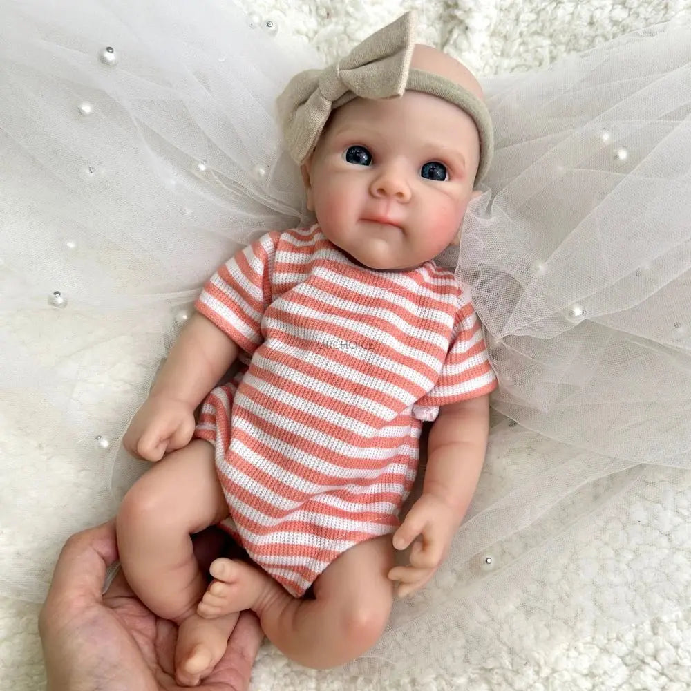 Image of Reborn Baby Dolls 12" Lifelike Silicone Reborn Baby Girl Bettie With