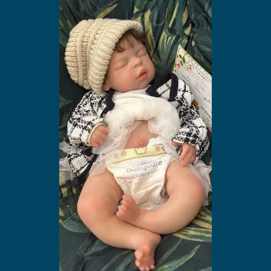 Image of Reborn Baby Dolls 22Inch Big Size Can Open Mouth Bébé Reborn De