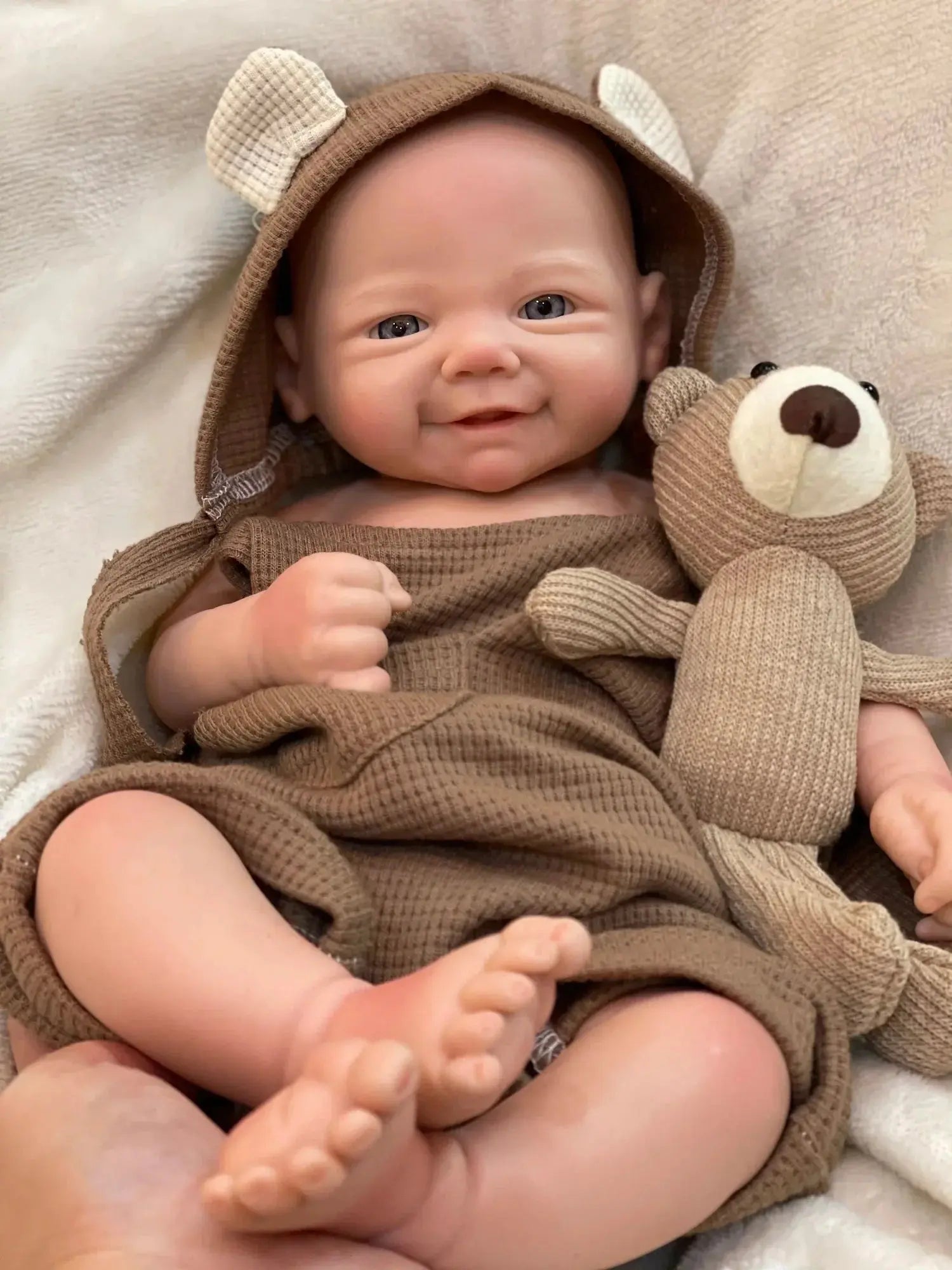Image of Reborn Baby Dolls 42Cm Full Body Silicon Vivienne Bebe Reborn Girl