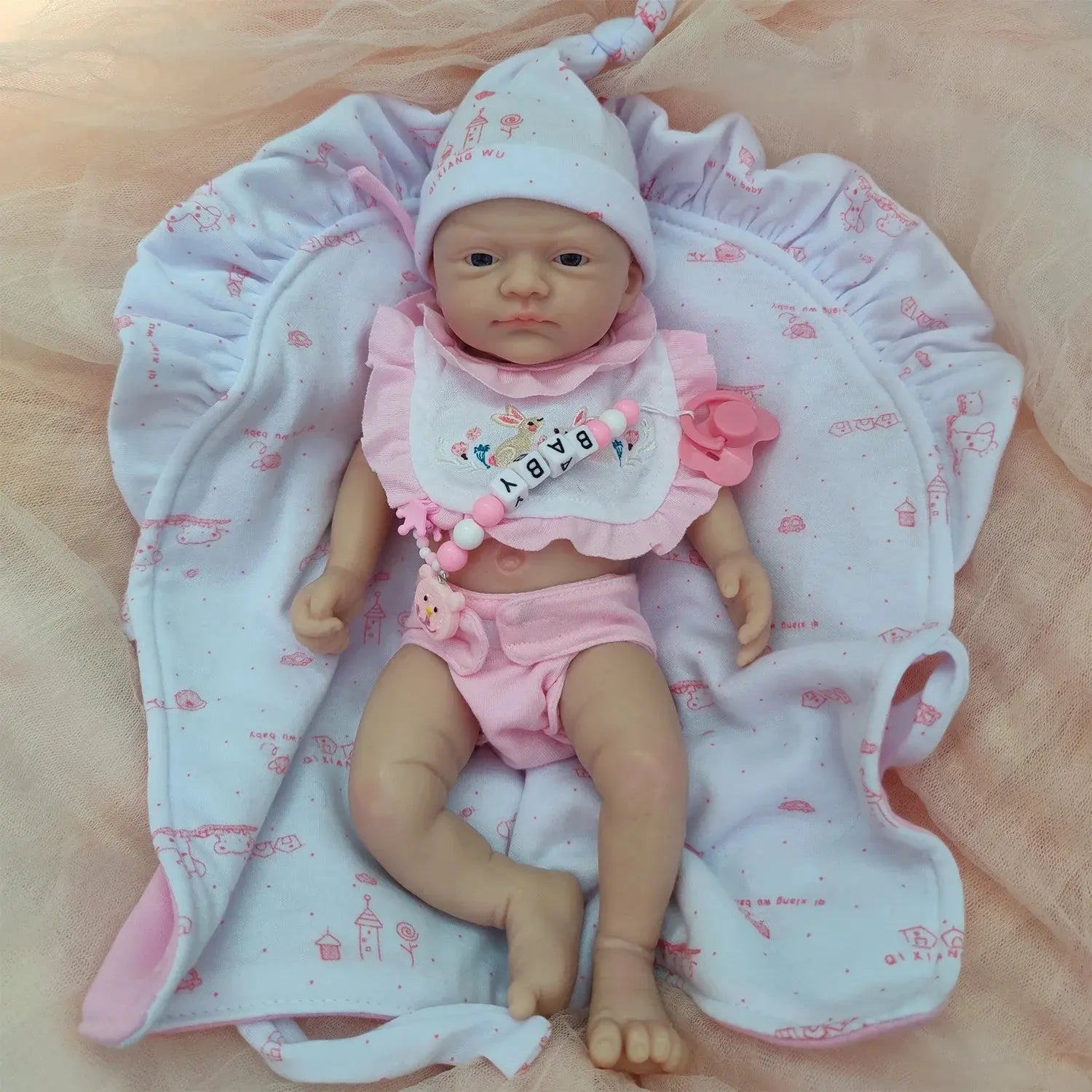 Image of Reborn Baby Dolls 12 Inches Soft Silicone Reborn Baby Doll Boy -