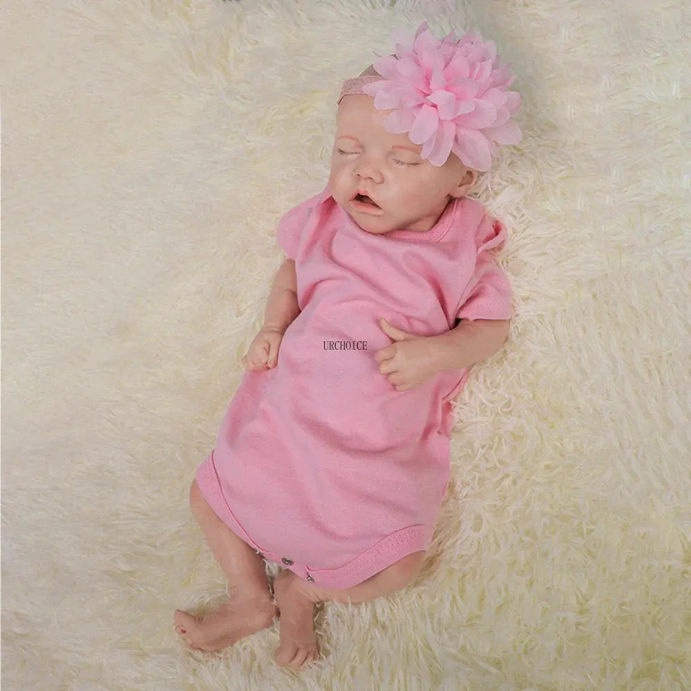 Image of Reborn Baby Dolls Authentic 17" African American Reborn Baby Doll