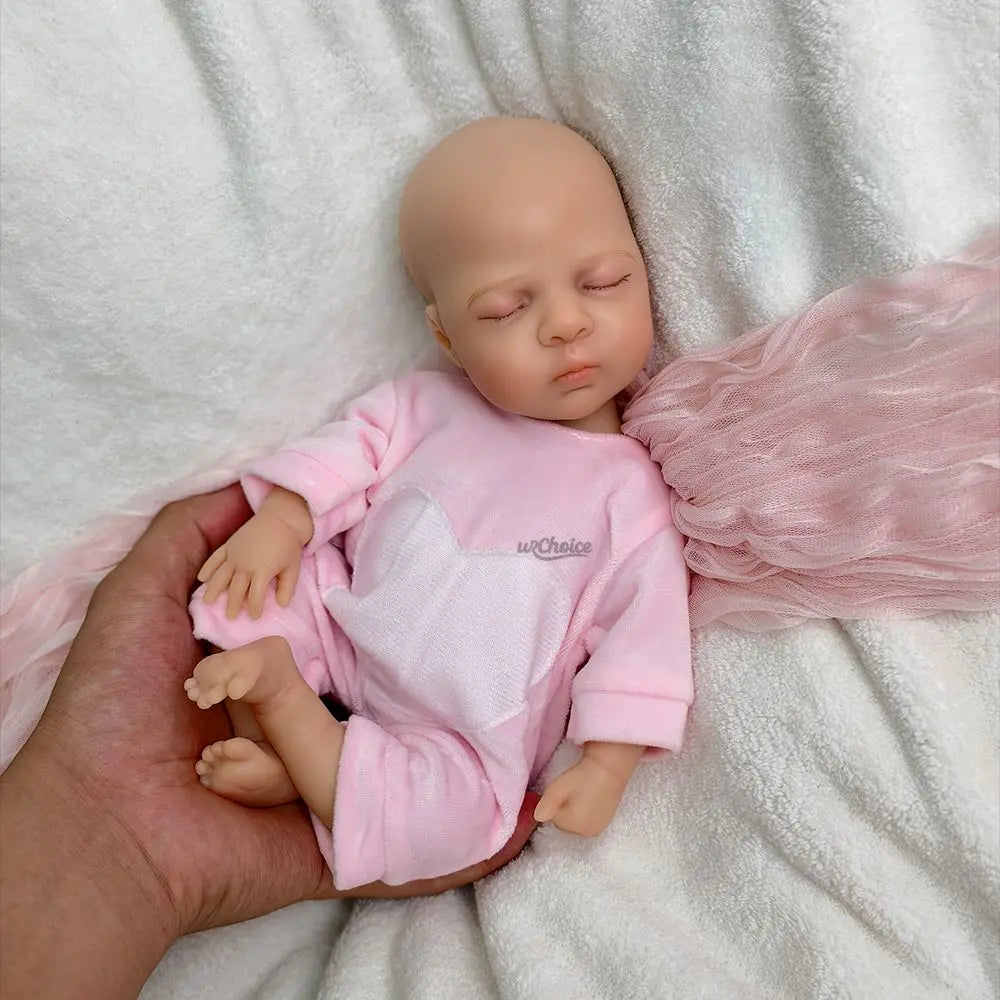Image of Reborn Baby Dolls 12Inch Mini Silicone Reborn Baby Girl Luna
