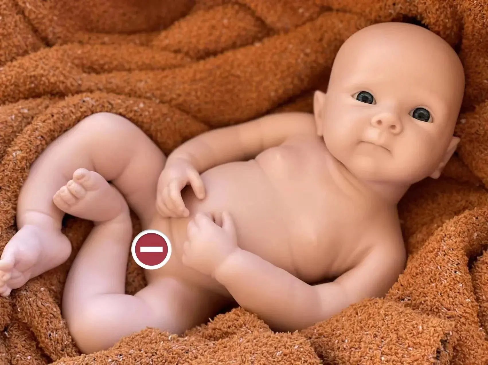 Image of Reborn Baby Dolls 18Inch Can Open Mouth Solid Silicone Bebe Reborn