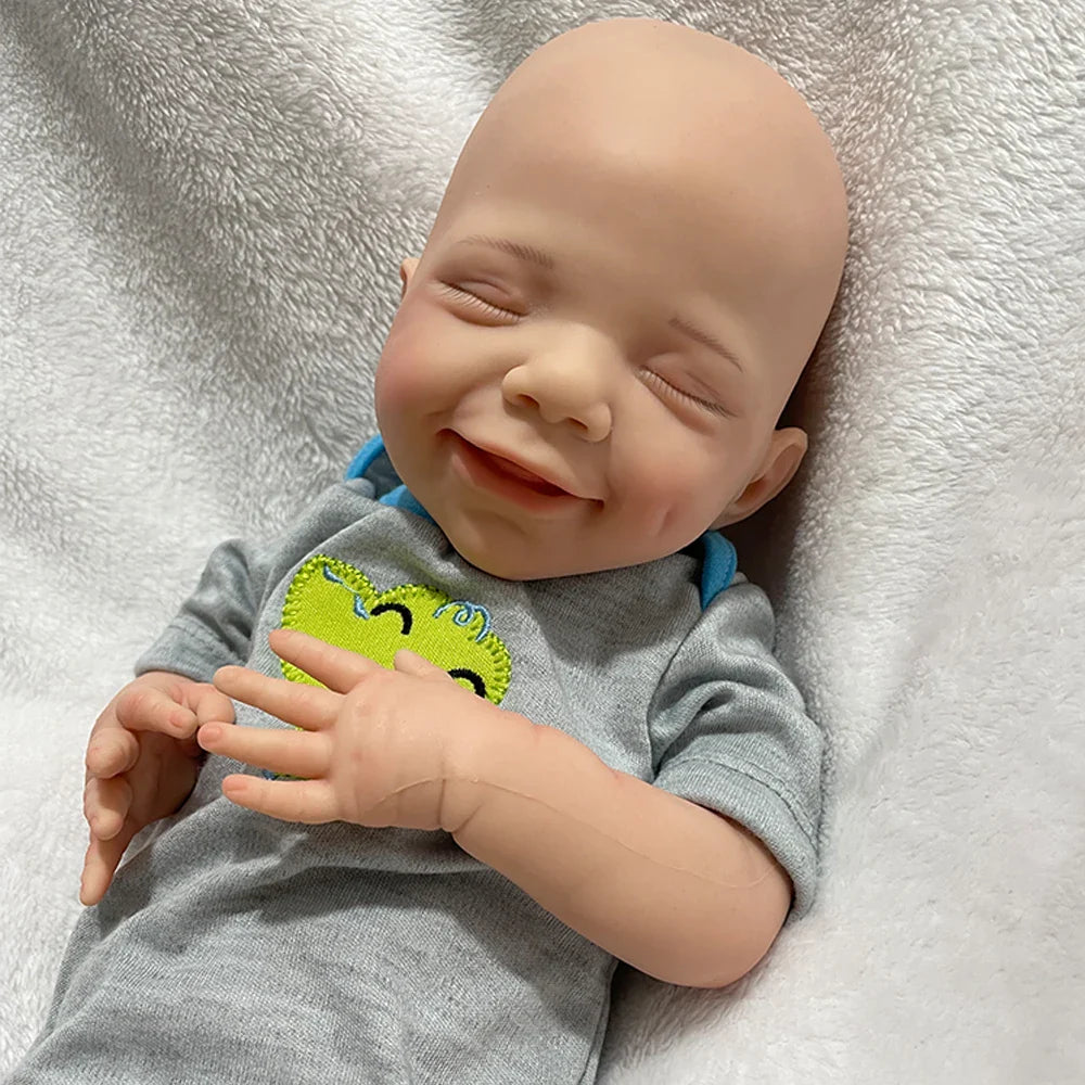 Image of Reborn Baby Dolls 100% Whole Body Silicone Reborn Baby Girl April