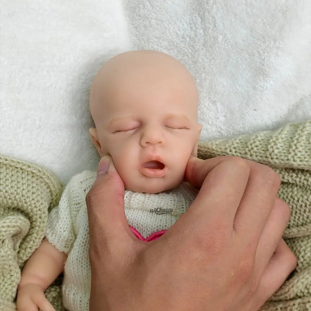 Image of Reborn Baby Dolls 12Inch Loulou Realistic Silicone Reborn Baby Girl