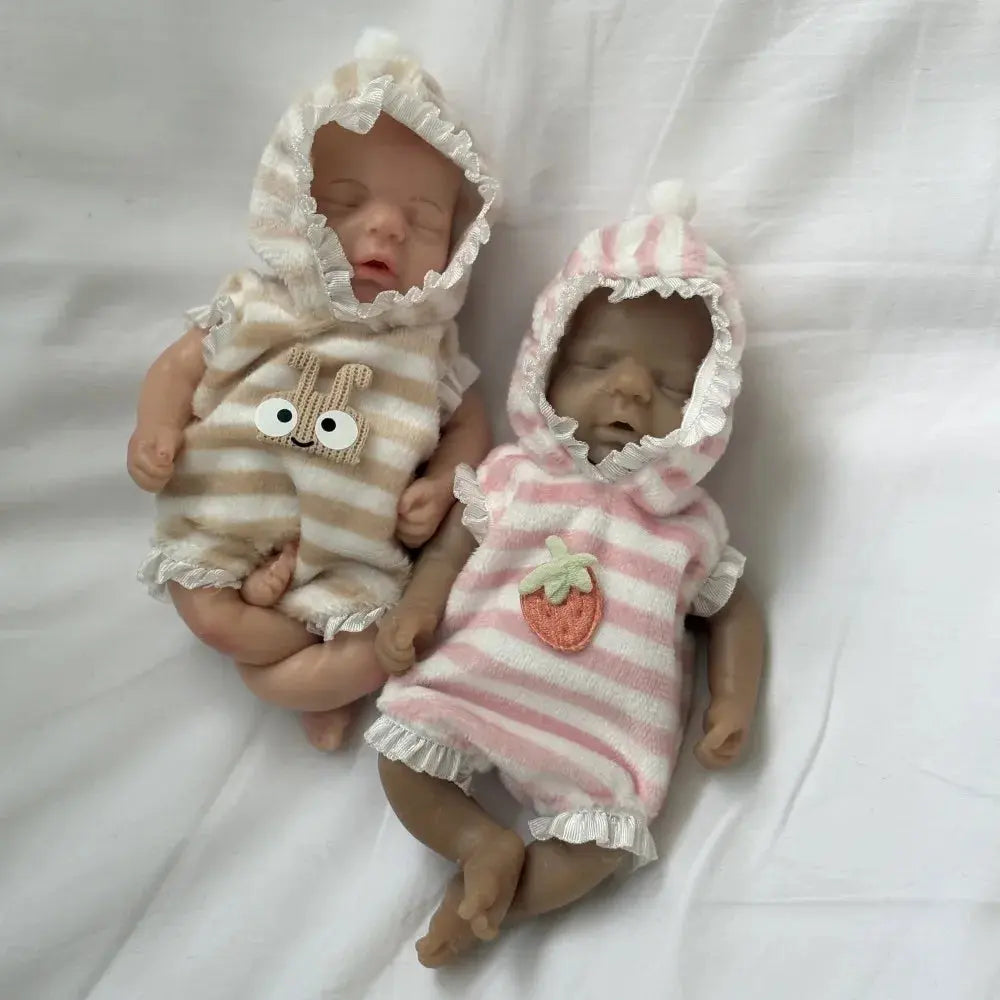 Image of Reborn Baby Dolls Anjo Doll 15Cm Mini Full Body Soft Adorable