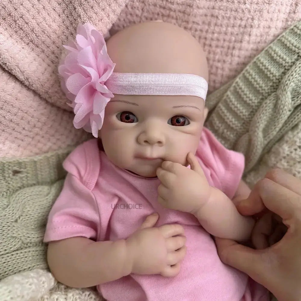 Image of Reborn Baby Dolls Handmade 19Inch Lifelike Skin Visible Veins