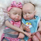 Image of Reborn Baby Dolls 13Inchopen Mouth Loulou Bebe Girl And Boy Reborn