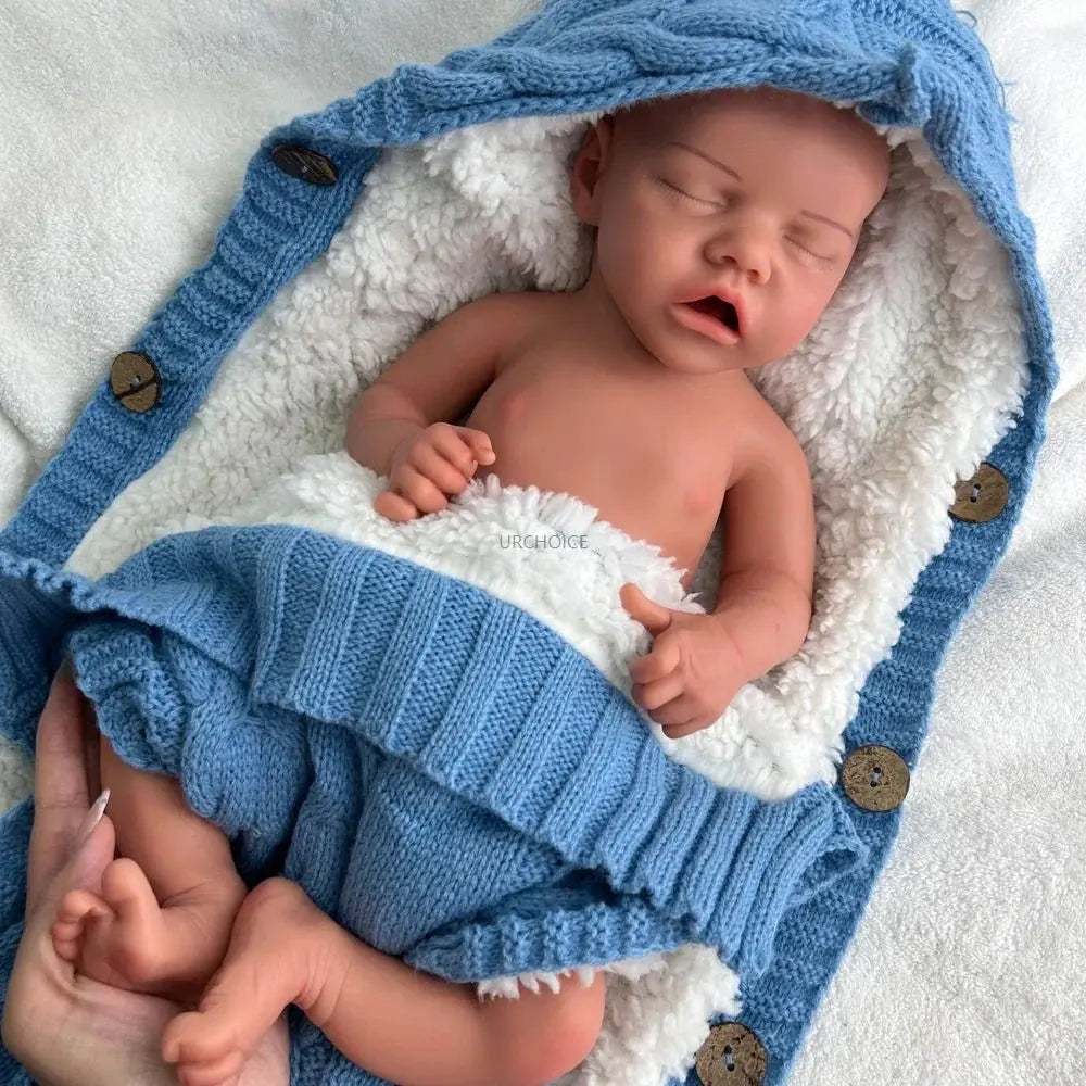 Image of Reborn Baby Dolls Realistic 45Cm Silicone Reborn Baby Girl Lifelike