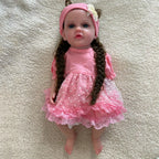 Image of Reborn Baby Dolls Preemie 16Inch Handmade Silicone Reborn Baby Girl