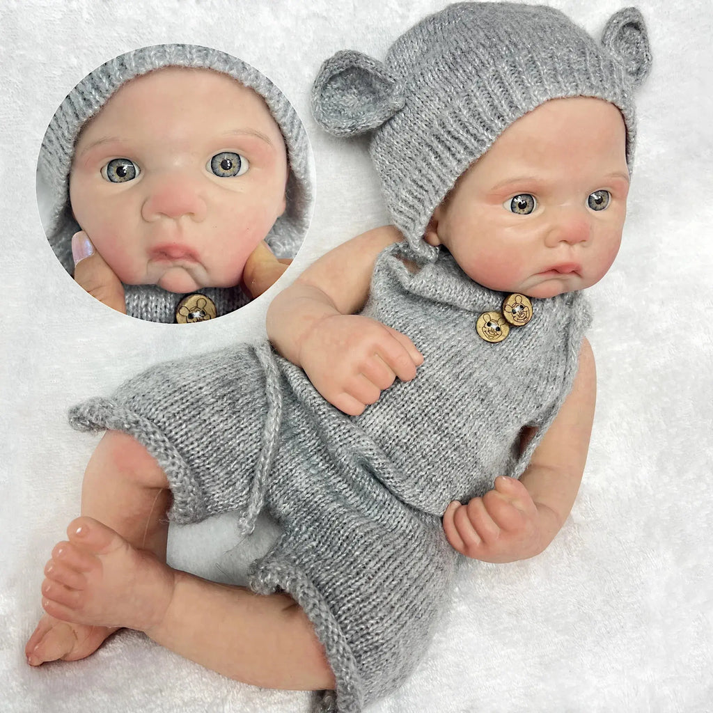 Image of Reborn Baby Dolls 42Cm 17 Inch Full-Body Soft Silicone Reborn Doll