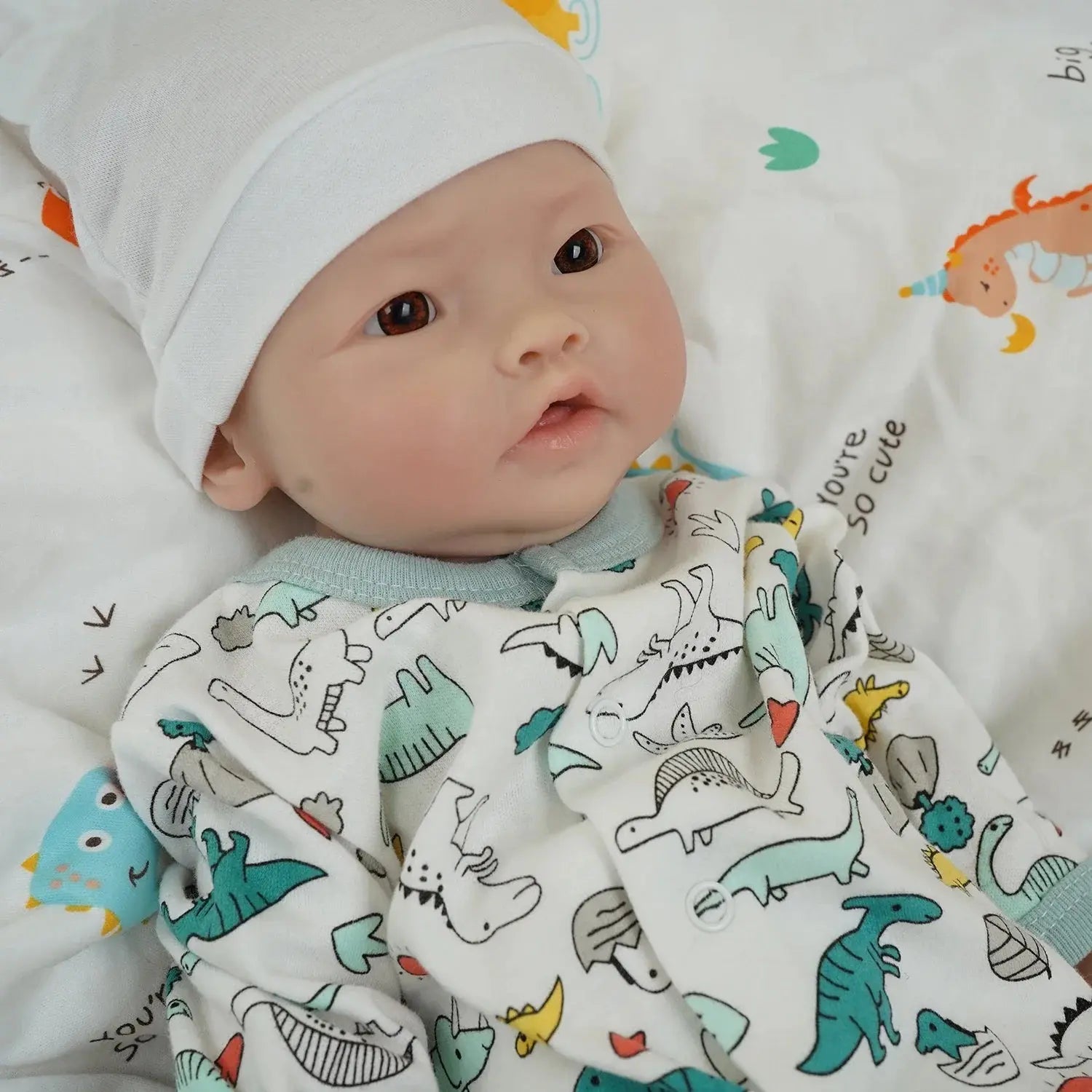 Image of Reborn Baby Dolls 17" Full Silicone Reborn Baby Doll-Soft,Realistic