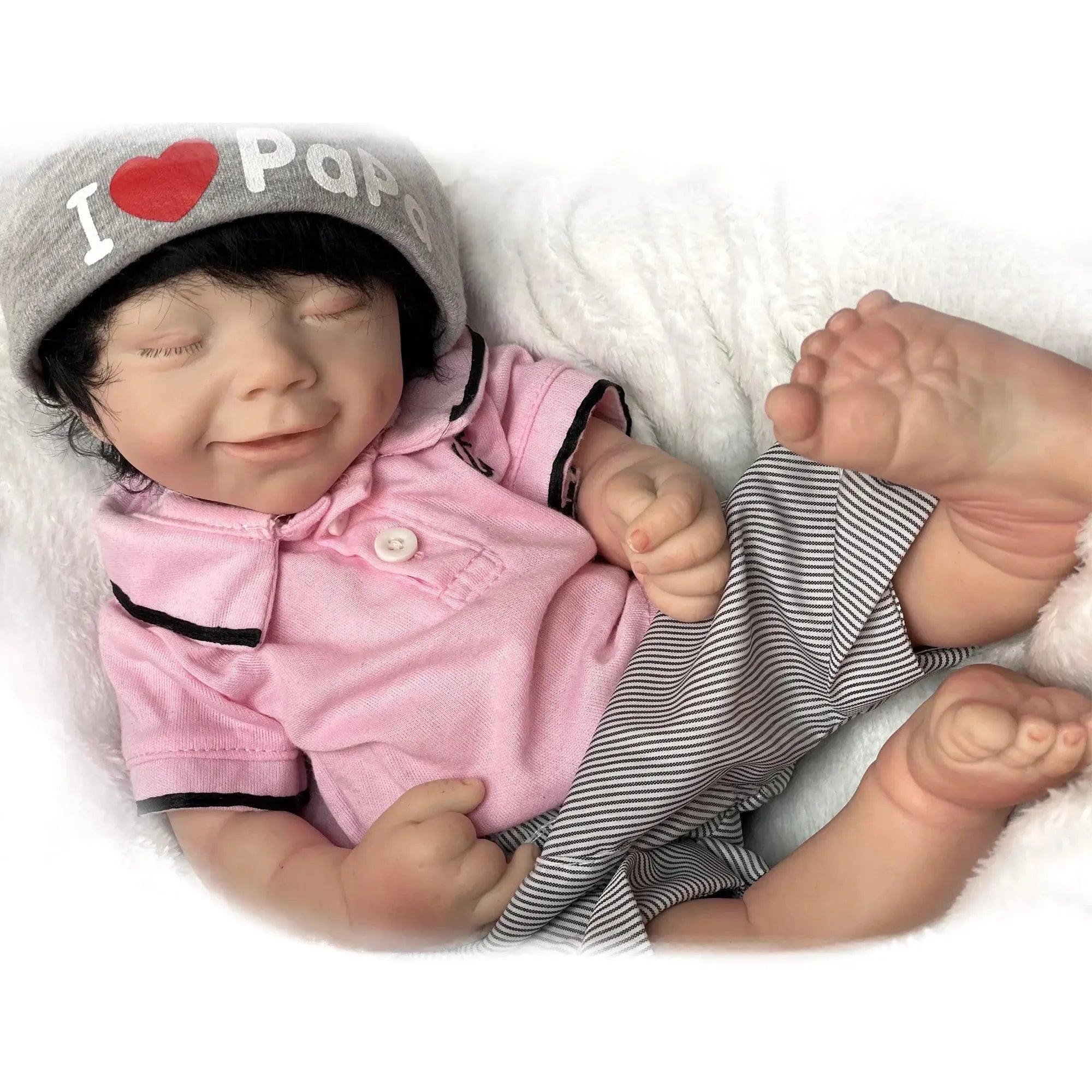 Image of Reborn Baby Dolls 42Cm April Whole Body Solid Silicone Bebe Reborn
