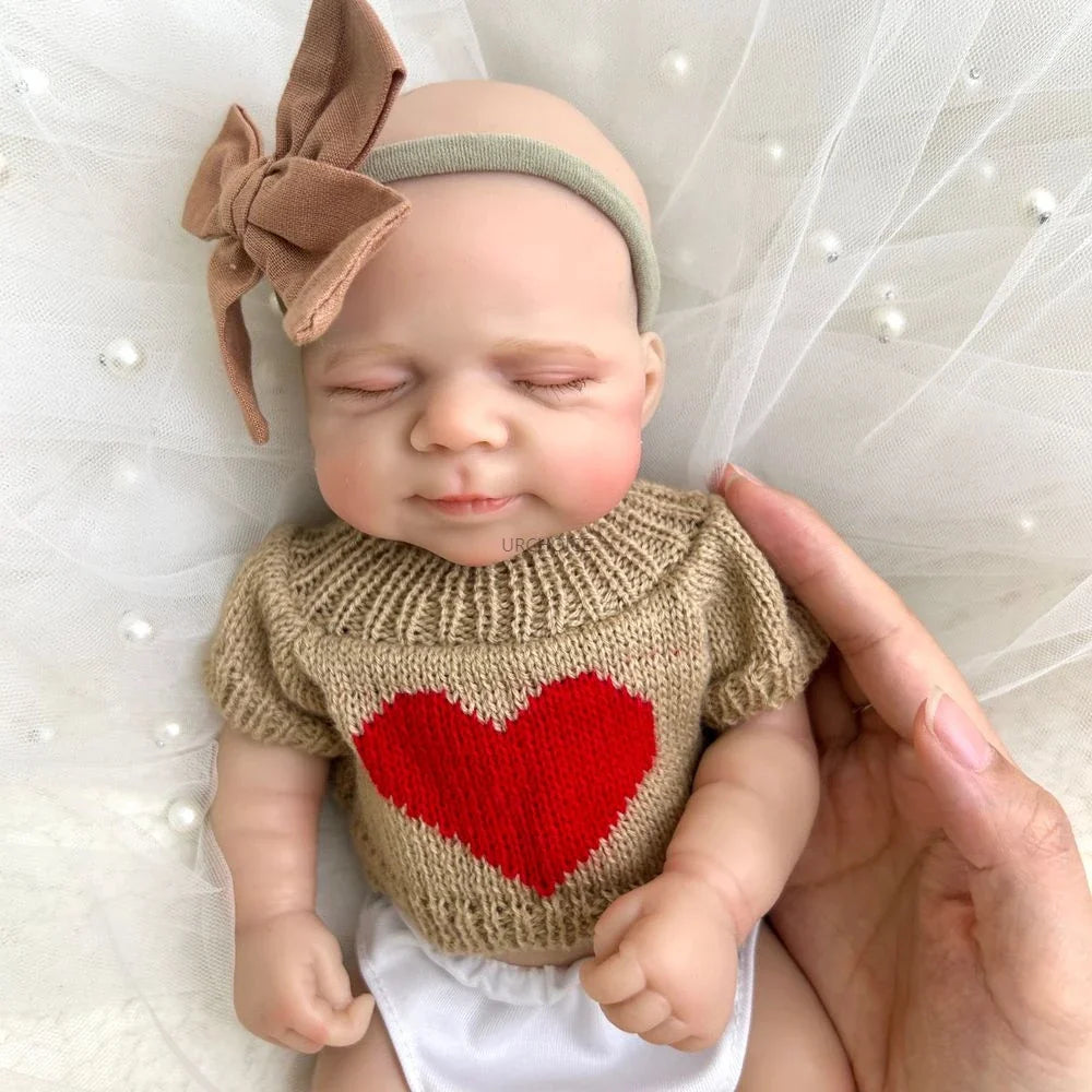 Image of Reborn Baby Dolls 12Inch Mini Realistic Baby Girl Pascale Washable