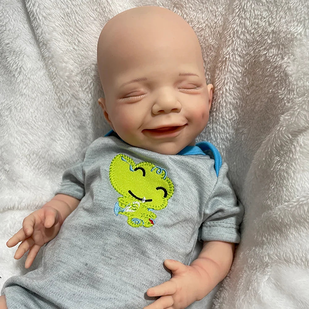 Image of Reborn Baby Dolls 100% Whole Body Silicone Reborn Baby Girl April
